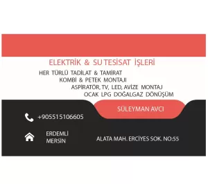 ERDEMLİ TESİSATÇISI 